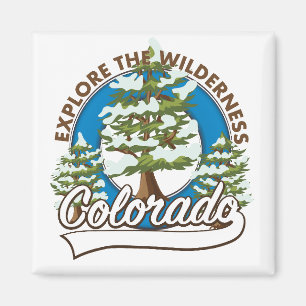 Entdecken Sie die Wildnis, Colorado Magnet