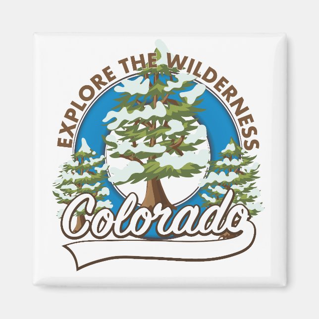 Entdecken Sie die Wildnis, Colorado Magnet (Vorne)