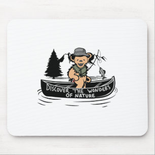 Entdecken Sie die Wunder der Natur Angeln Wandern Mousepad