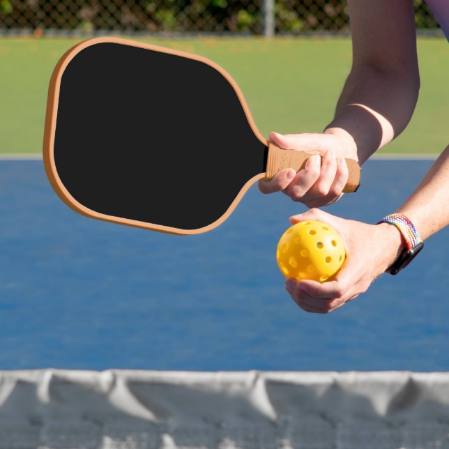 Entdecken Sie ein faszinierendes Schwarz-Weiß-Foto Pickleball Schläger (InSitu)