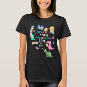 Entdecken Sie ein Story-Dinosaurier-Buch 2026 Somm T-Shirt