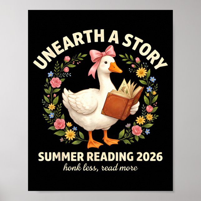 Entdecken Sie eine Geschichte Sommerlektüre 2026 M Poster (Vorne)