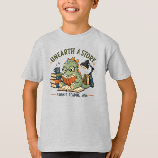 Entdecken Sie eine Geschichte Süßer Dinosaurier Jo T-Shirt