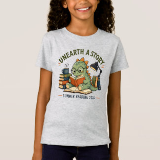 Entdecken Sie eine Geschichte Süßer Dinosaurier Jo T-Shirt