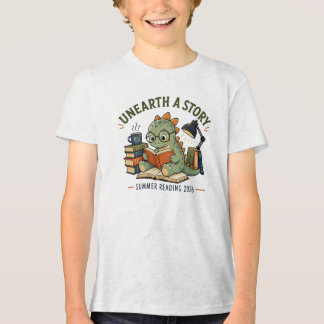 Entdecken Sie eine Geschichte Süßer Dinosaurier Jo Tri-Blend Shirt