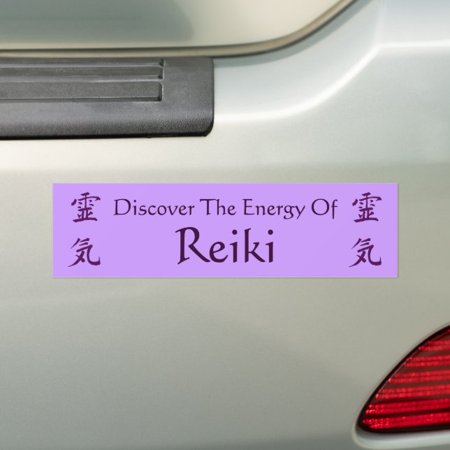 Entdecken Sie Energie des Reiki-Symbols Autoaufkleber (Auf Auto)