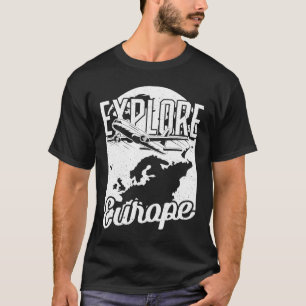 Entdecken Sie europäische Weltreisende T-Shirt