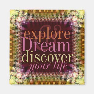 entdecken Sie Ihr Leben Magnet