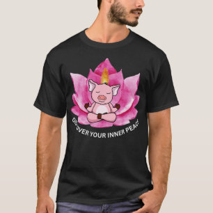 Entdecken Sie Ihre innere Friedensschwangermedizin T-Shirt