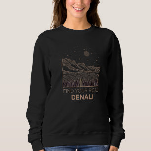 Entdecken Sie Ihre Straße im Freien Denali Natur A Sweatshirt