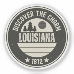 Entdecken Sie Louisiana - Designs für jeden Liebha Aufkleber