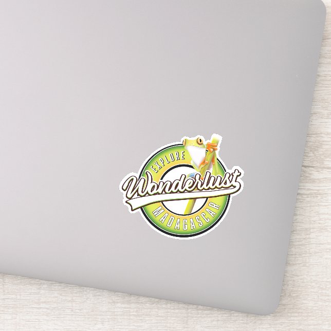 Entdecken Sie Madagaskar wunderbar Aufkleber (Detail)