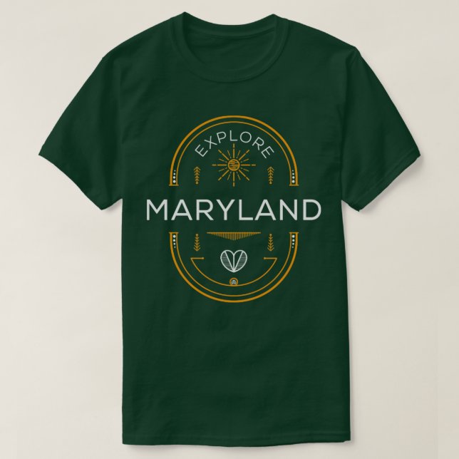 Entdecken Sie Maryland Design T-Shirt (Design vorne)