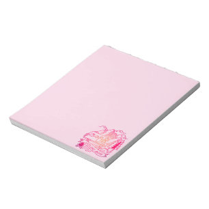 Entdecken Sie mehr Rosa Camper Van Mountain Nature Notizblock