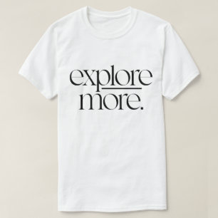 Entdecken Sie Minimalistischere Abenteuertypografi T-Shirt