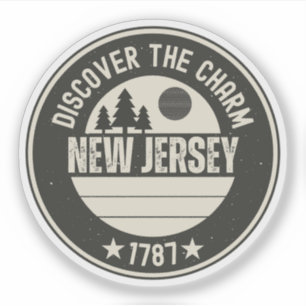 Entdecken Sie New Jersey - Designs für jede Lover Aufkleber