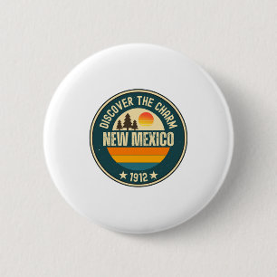 Entdecken Sie New Mexico Designs für jeden Liebhab Button