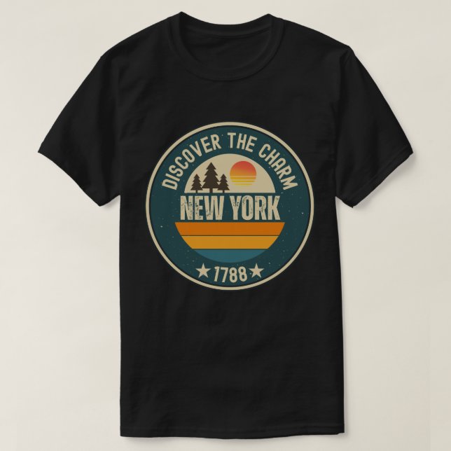 Entdecken Sie New York - Designs für jede Zukunft T-Shirt (Design vorne)