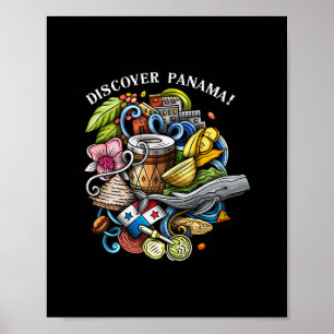 Entdecken Sie Panama Urlaubs-Souvenir-Reise Poster