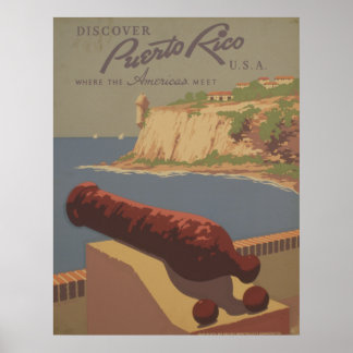 Entdecken Sie Puerto Rico Poster