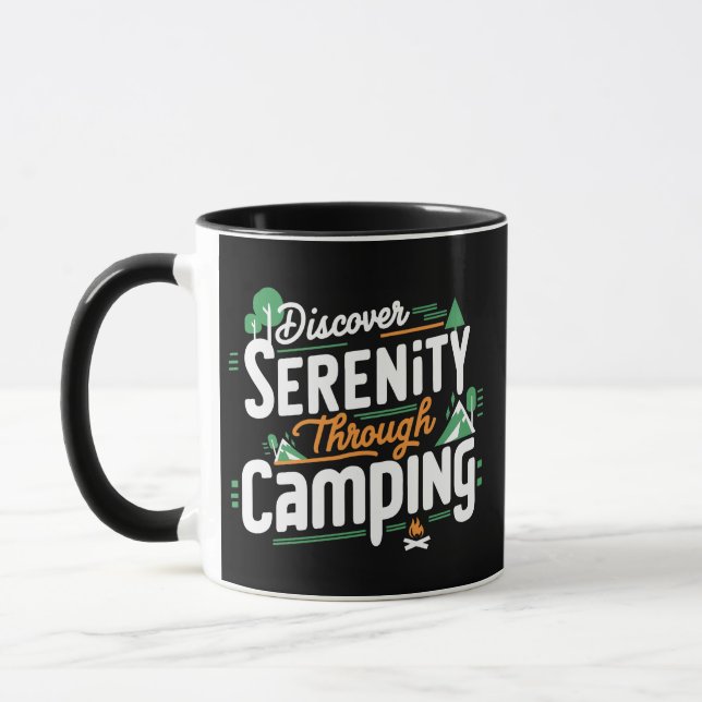 Entdecken Sie Ruhe durch Camping Tasse (Links)