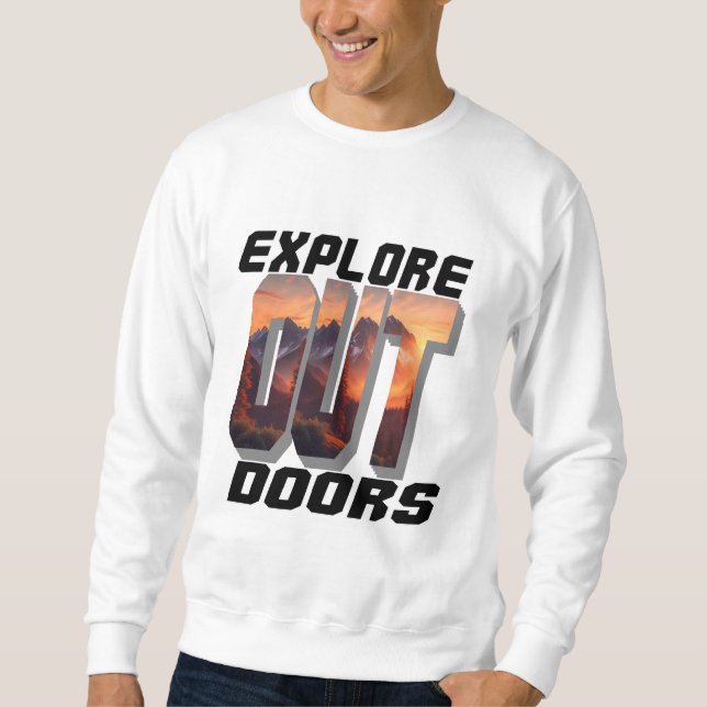 ENTDECKEN SIE TÜREN SWEATSHIRT (Vorderseite)