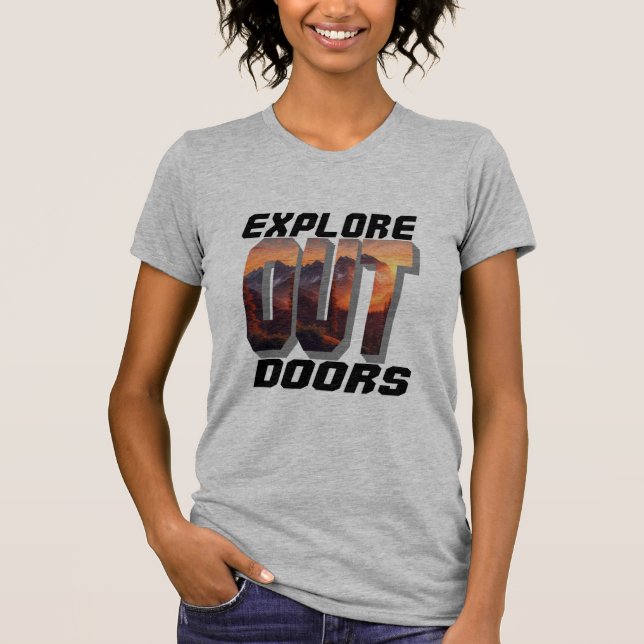 ENTDECKEN SIE TÜREN T-Shirt (Vorderseite)