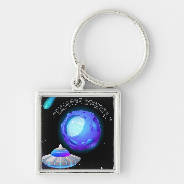 Entdecken Sie Unendlichkeit Schlüsselanhänger (Vorne)