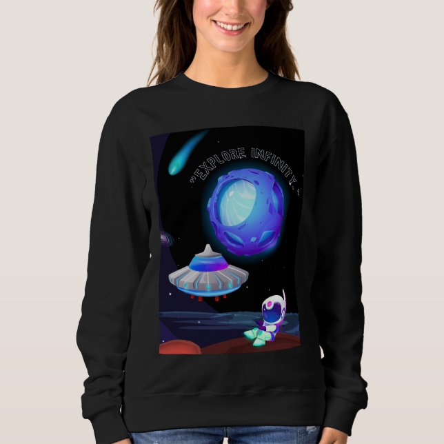 Entdecken Sie Unendlichkeit Sweatshirt (Vorderseite)