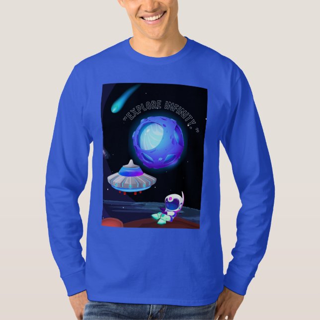 Entdecken Sie Unendlichkeit T-Shirt (Vorderseite)