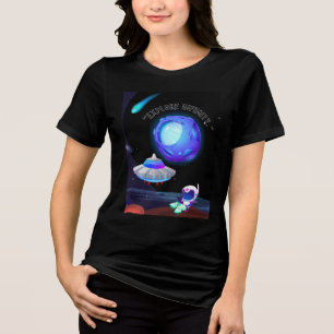 Entdecken Sie Unendlichkeit Tri-Blend Shirt