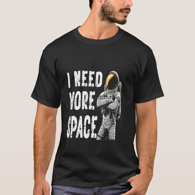 Entdecken Sie Universe Space Astronaut Galaxy Männ T-Shirt (Vorderseite)