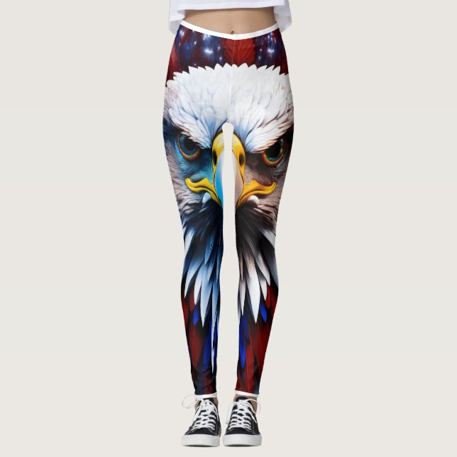 Entdecken Sie unsere Eagle Tattoo Pants Kollektion Leggings (Vorderseite)