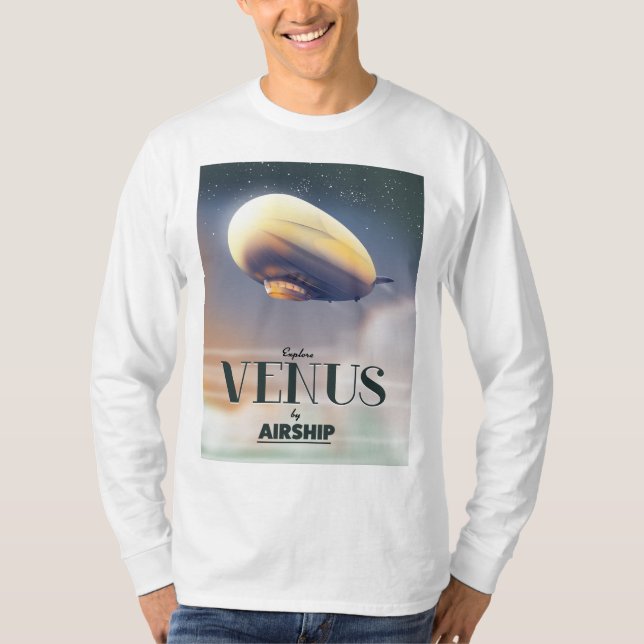 Entdecken Sie Venus mit dem Flugzeug T-Shirt (Vorderseite)