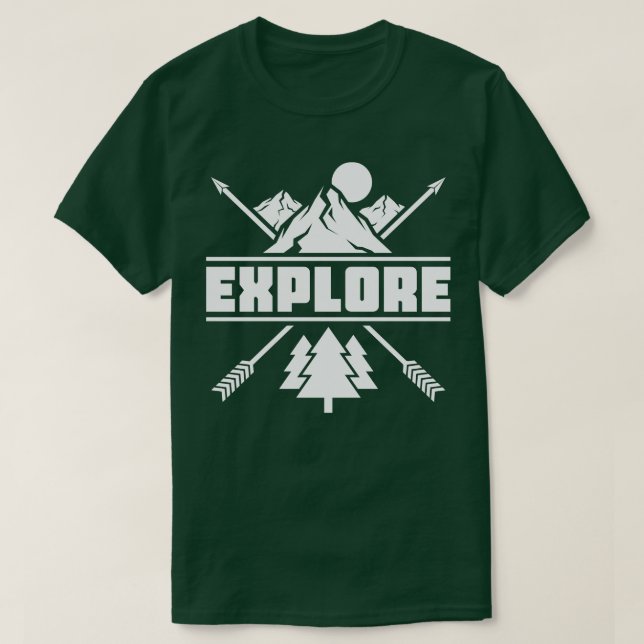 Entdecken T-Shirt (Design vorne)