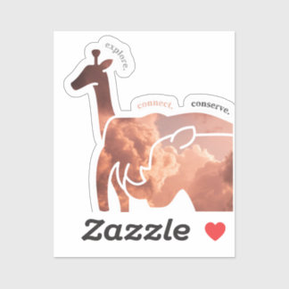 Entdecken, verbinden, konservieren aufkleber