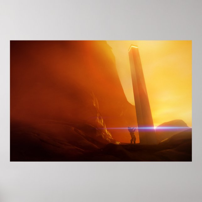 Entdecker der monolithischen Science Fiction Poster (Vorne)