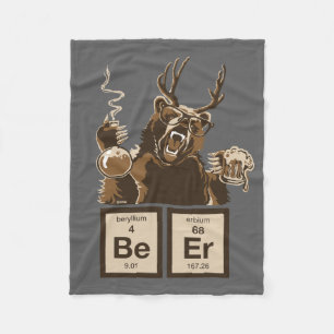 Entdecktes Bier der Chemie Bär Fleecedecke