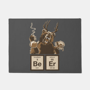 Entdecktes Bier der Chemie Bär Fußmatte