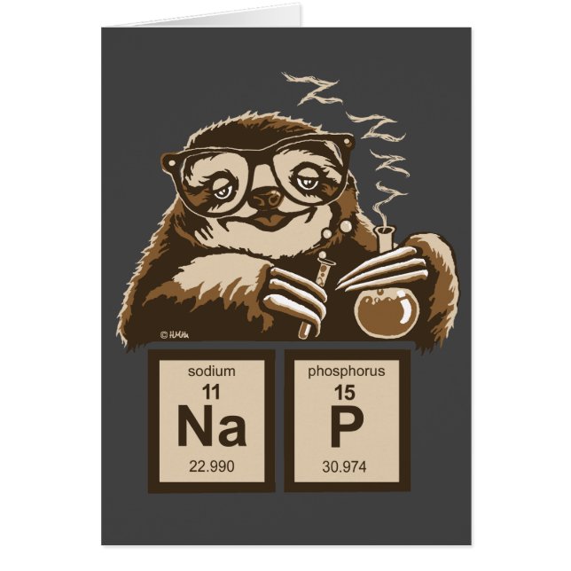 Entdecktes Nickerchen der Chemie Sloth (Vorne)