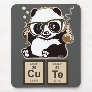 Entdecktes niedliches der Chemie Panda Mousepad