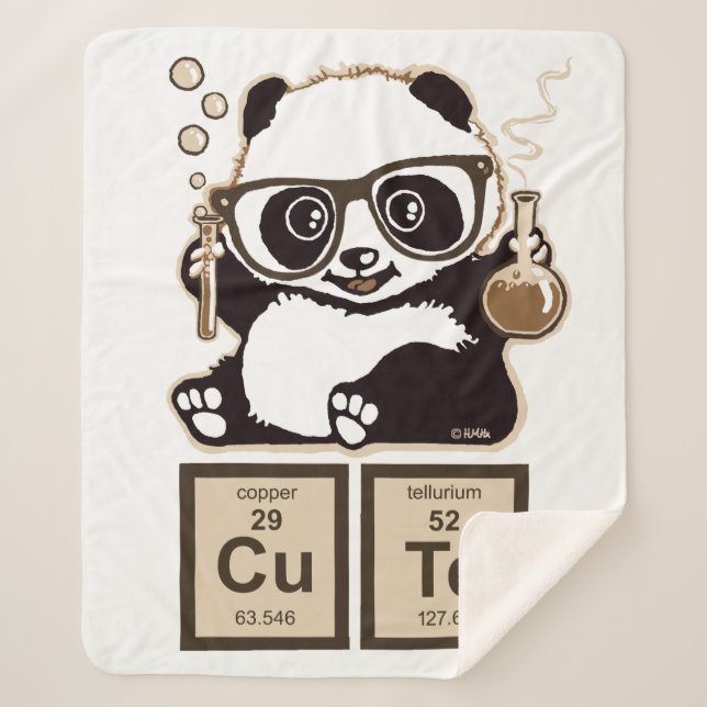 Entdecktes niedliches der Chemie Panda Sherpadecke (Vorderseite)