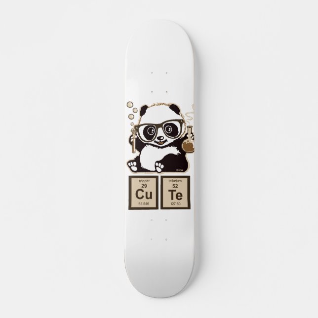 Entdecktes niedliches der Chemie Panda Skateboard (Vorne)