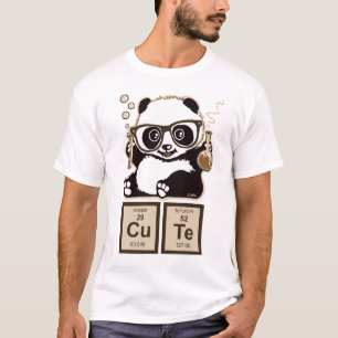 Entdecktes niedliches der Chemie Panda T-Shirt