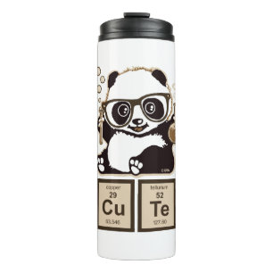 Entdecktes niedliches der Chemie Panda Thermosbecher