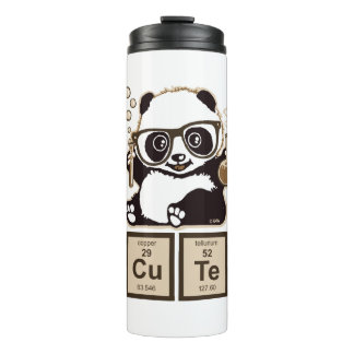 Entdecktes niedliches der Chemie Panda Thermosbecher