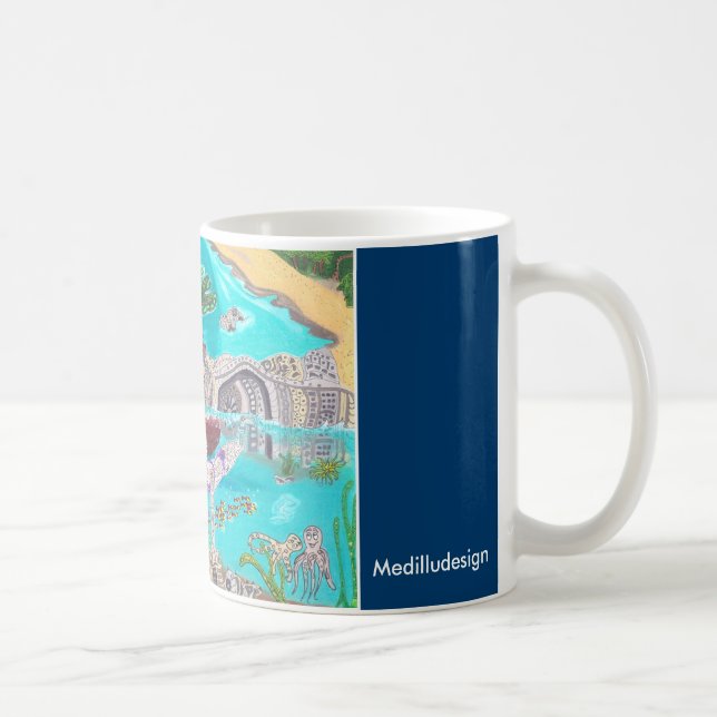 Entdeckung der Natur-Tassenschale Kaffeetasse (Rechts)