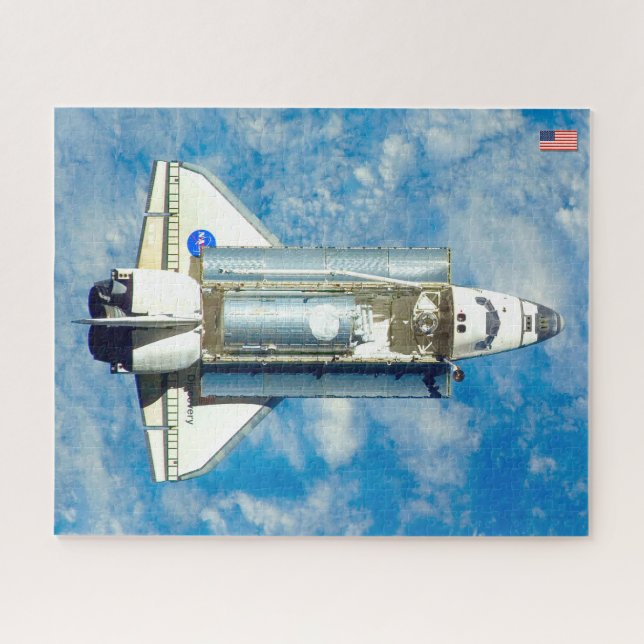 ENTDECKUNG DES US-RAUMSCHALTES (16 x 20 Zoll) Puzzle (Horizontal)