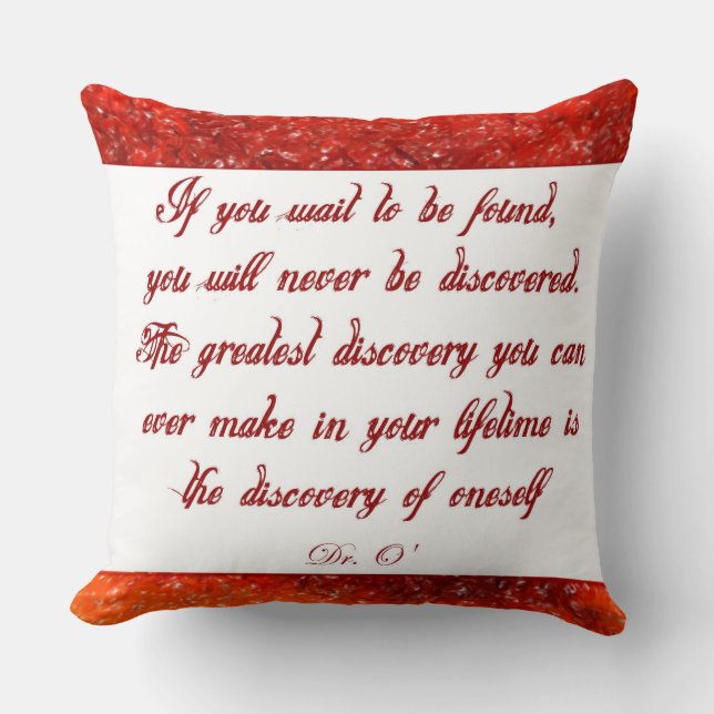 Entdeckung Kissen (Vorderseite)