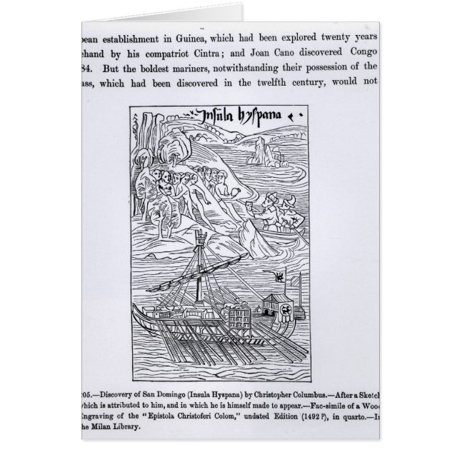 Entdeckung von San Domingo (Vorne)